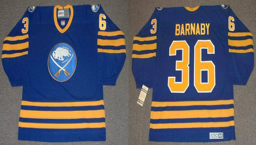 2019 Men Buffalo Sabres 36 Barnaby blue CCM NHL jerseys